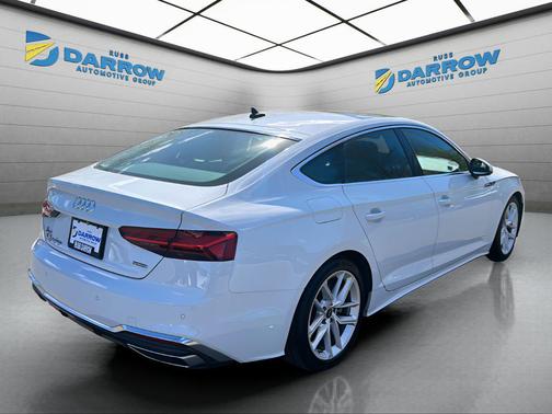 Arkona White 2024 Audi A5 Sportback 45 S Line Premium Plus