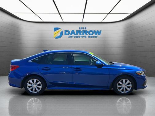 Aegean Blue Metallic 2023 Honda Civic LX