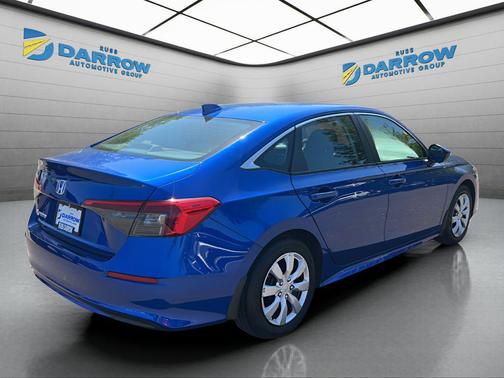 Aegean Blue Metallic 2023 Honda Civic LX