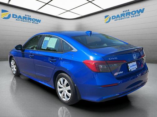Aegean Blue Metallic 2023 Honda Civic LX