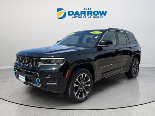 Diamond Black Crystal Pearlcoat 2022 Jeep Grand Cherokee 4xe Overland