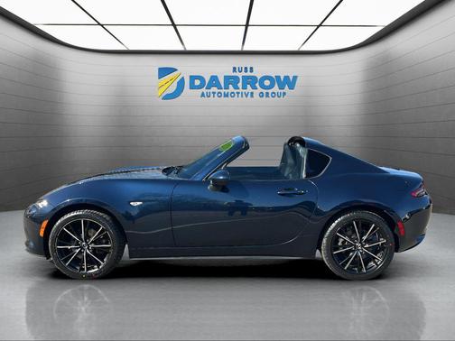 Deep Crystal Blue Mica 2025 Mazda MX-5 Miata RF Grand Touring