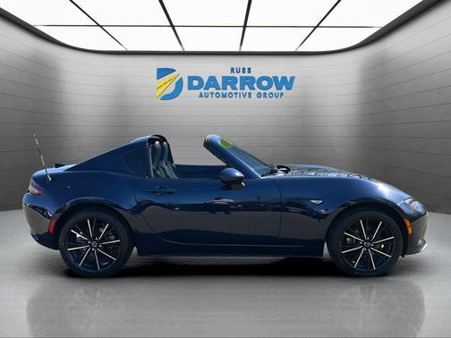 Deep Crystal Blue Mica 2025 Mazda MX-5 Miata RF Grand Touring