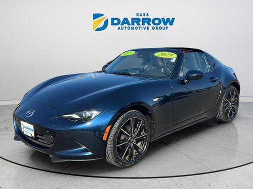 Deep Crystal Blue Mica 2025 Mazda MX-5 Miata RF Grand Touring