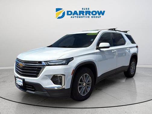 Summit White 2022 Chevrolet Traverse LT Cloth