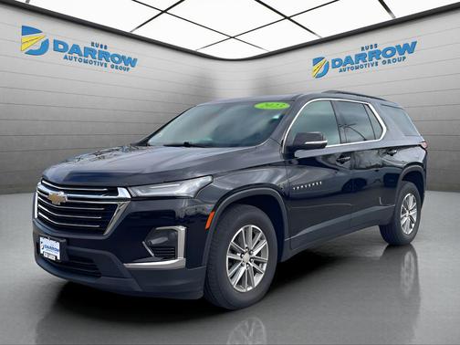 Mosaic Black Metallic 2023 Chevrolet Traverse LT Cloth