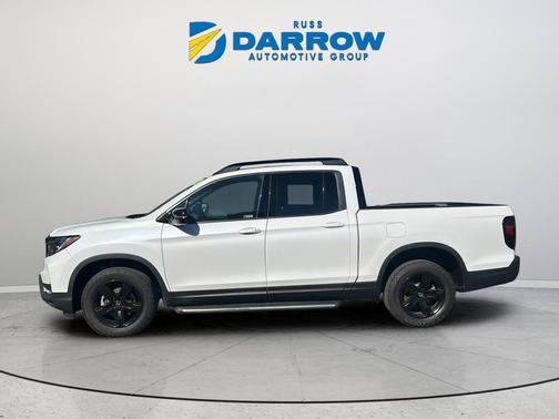 Platinum White Pearl 2023 Honda Ridgeline Black