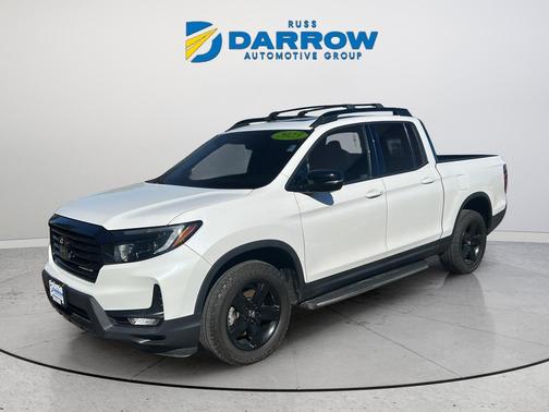 Platinum White Pearl 2023 Honda Ridgeline Black