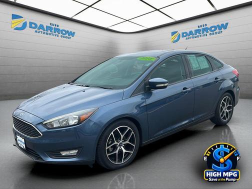 Blue Metallic 2018 Ford Focus SEL