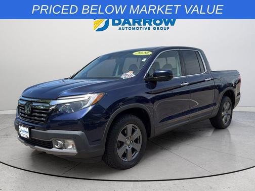 Obsidian Blue Pearl 2020 Honda Ridgeline RTL-E