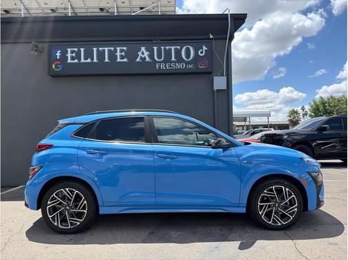 Blue 2022 Hyundai KONA N Line