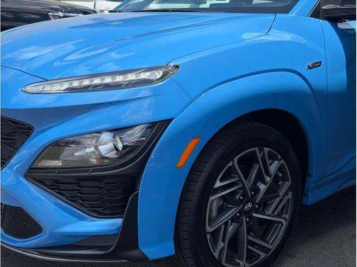 Blue 2022 Hyundai KONA N Line