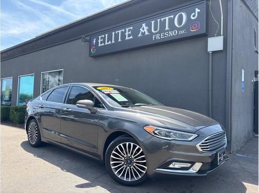 Gray 2017 Ford Fusion SE