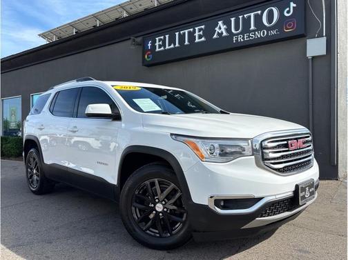 White 2019 GMC Acadia SLT-1