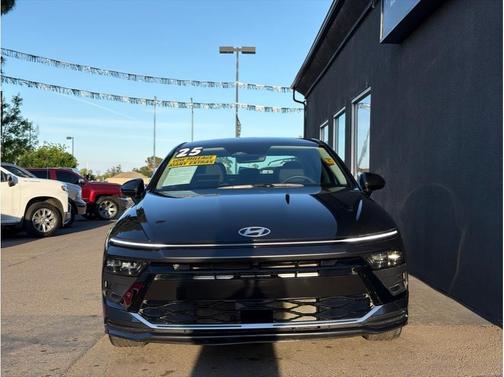 Black 2025 Hyundai SONATA SEL
