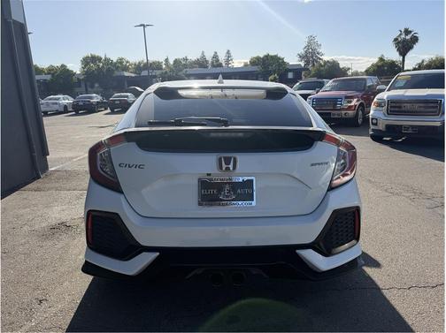 White 2017 Honda Civic Sport