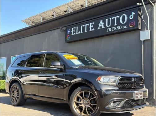 Black 2016 Dodge Durango Limited