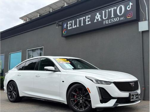 White 2020 Cadillac CT5 Sport RWD