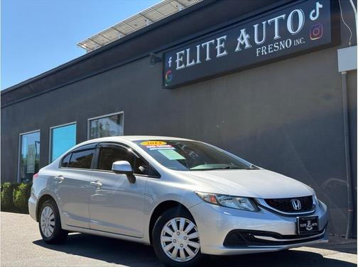 Silver 2013 Honda Civic LX