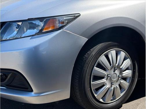 Silver 2013 Honda Civic LX