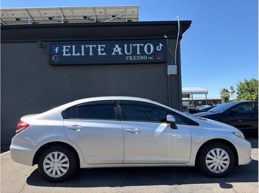 Silver 2013 Honda Civic LX