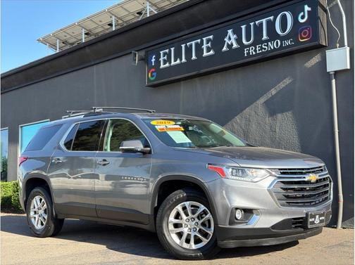 Silver 2018 Chevrolet Traverse LT Cloth