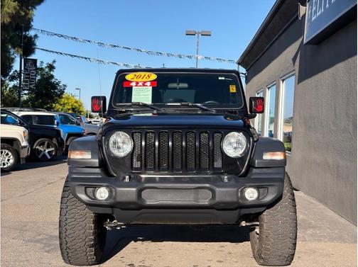 Black 2018 Jeep Wrangler Unlimited Sport