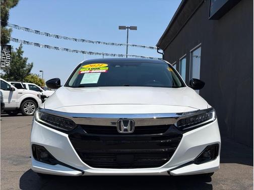 White 2021 Honda Accord Sport SE