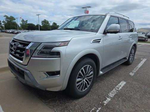 Brilliant Silver Metallic 2024 Nissan Armada SL