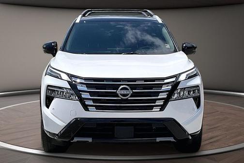 White / Black 2026 Nissan Rogue Platinum