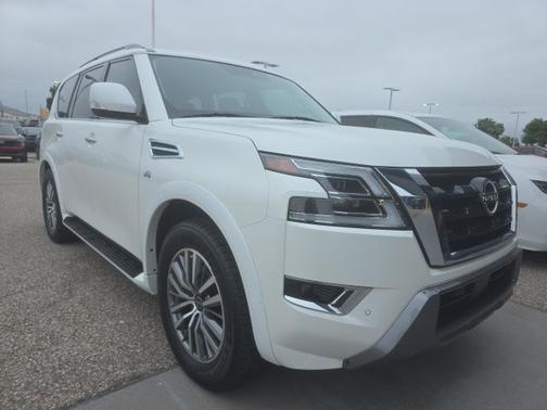 Aspen White 2021 Nissan Armada SV