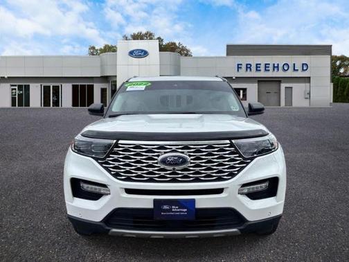 STAR WHITE MET TRI-COAT 2022 Ford Explorer PLATINUM