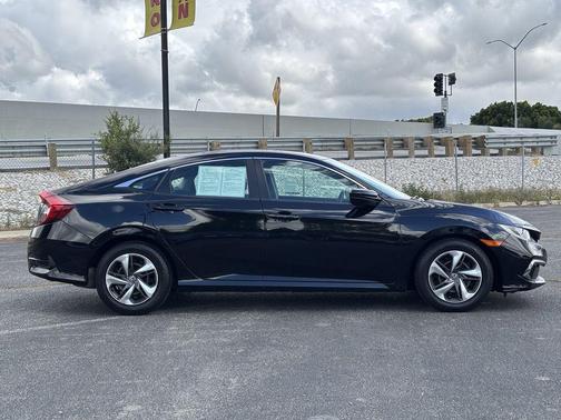 Crystal Black Pearl 2019 Honda Civic LX