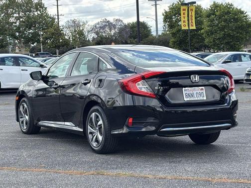 Crystal Black Pearl 2019 Honda Civic LX