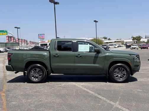 Tactical Green Metallic 2025 Nissan Frontier SV