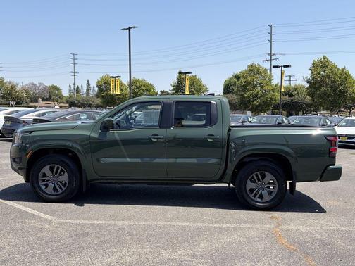 Tactical Green Metallic 2025 Nissan Frontier SV