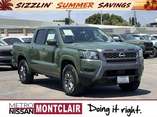Tactical Green Metallic 2025 Nissan Frontier SV