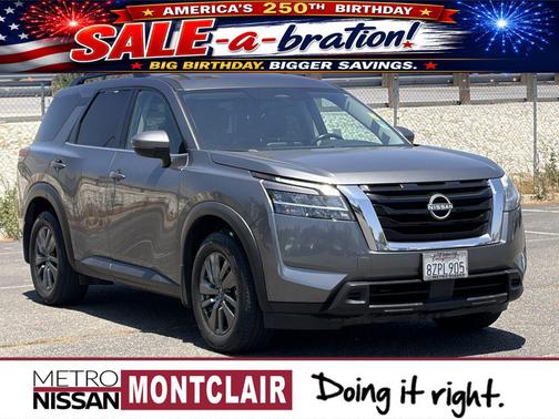 Gun Metallic 2022 Nissan Pathfinder SV 2WD