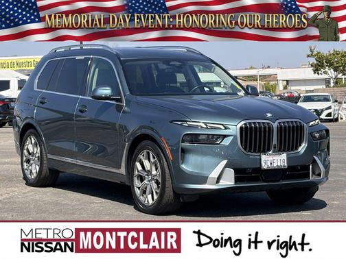Blue Ridge Mountain Metallic 2023 BMW X7 xDrive40i