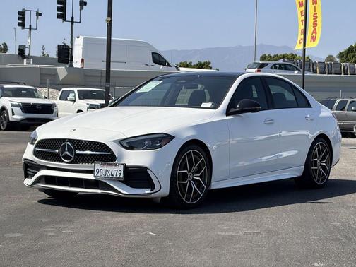 Polar White 2023 Mercedes-Benz C-Class Sedan