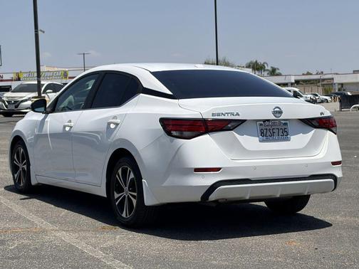 Aspen White TriCoat Pearl 2022 Nissan Sentra SV