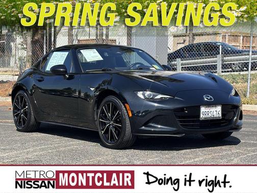Jet Black 2025 Mazda MX-5 Miata RF Grand Touring