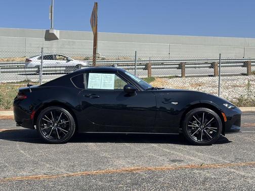 Jet Black 2025 Mazda MX-5 Miata RF Grand Touring