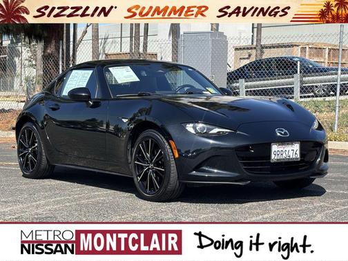 Jet Black 2025 Mazda MX-5 Miata RF Grand Touring
