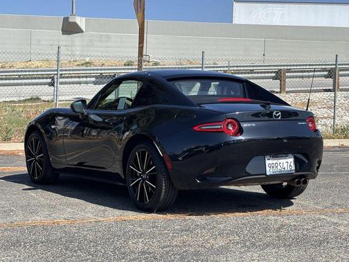 Jet Black 2025 Mazda MX-5 Miata RF Grand Touring