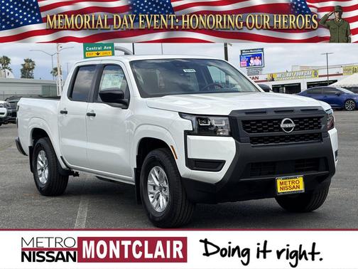 Glacier White 2026 Nissan Frontier S