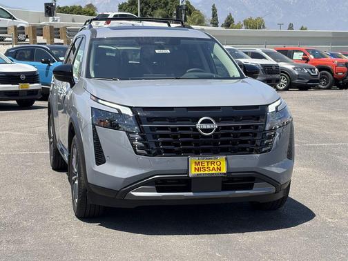 Gray 2026 Nissan Pathfinder Platinum