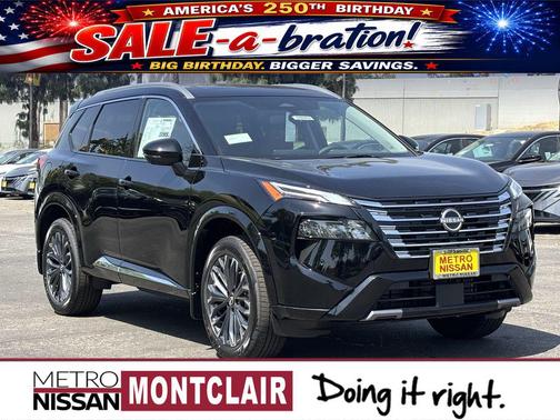 Super Black 2026 Nissan Rogue Platinum