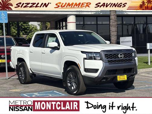 Glacier White 2026 Nissan Frontier SV