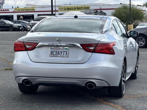 Brilliant Silver 2017 Nissan Maxima 3.5 Platinum